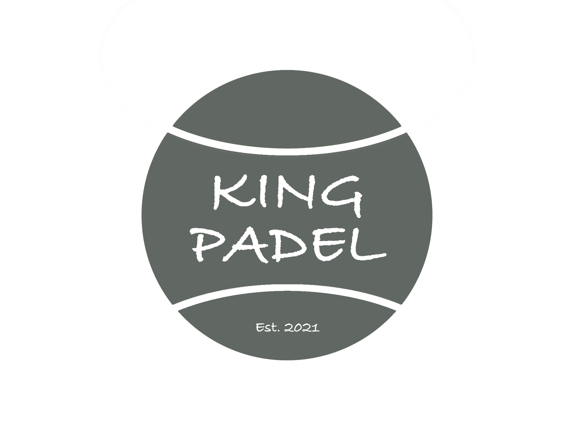 King Padel Logo grå